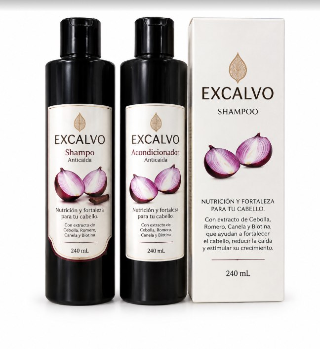 EXCALVO Shampoo y Acondicionador